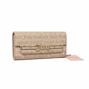 Juicy Couture Beige Logo Wallet